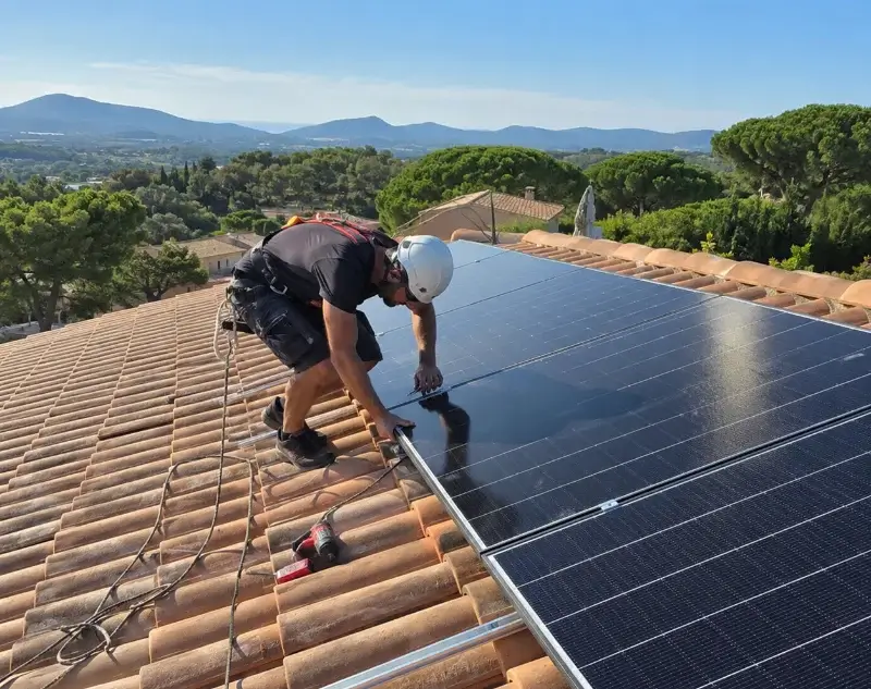 Installateur panneaux solaires Lacoste — pose photovoltaïque sur toiture